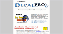Desktop Screenshot of decalprofx.com